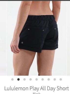 lululemon athletica Black Athletic Play Shorts
